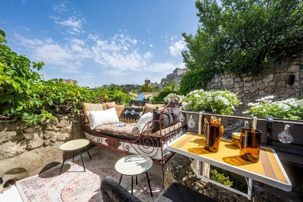 Le Balcon Du Prince Noir Les Baux-de-Provence Bagian luar foto